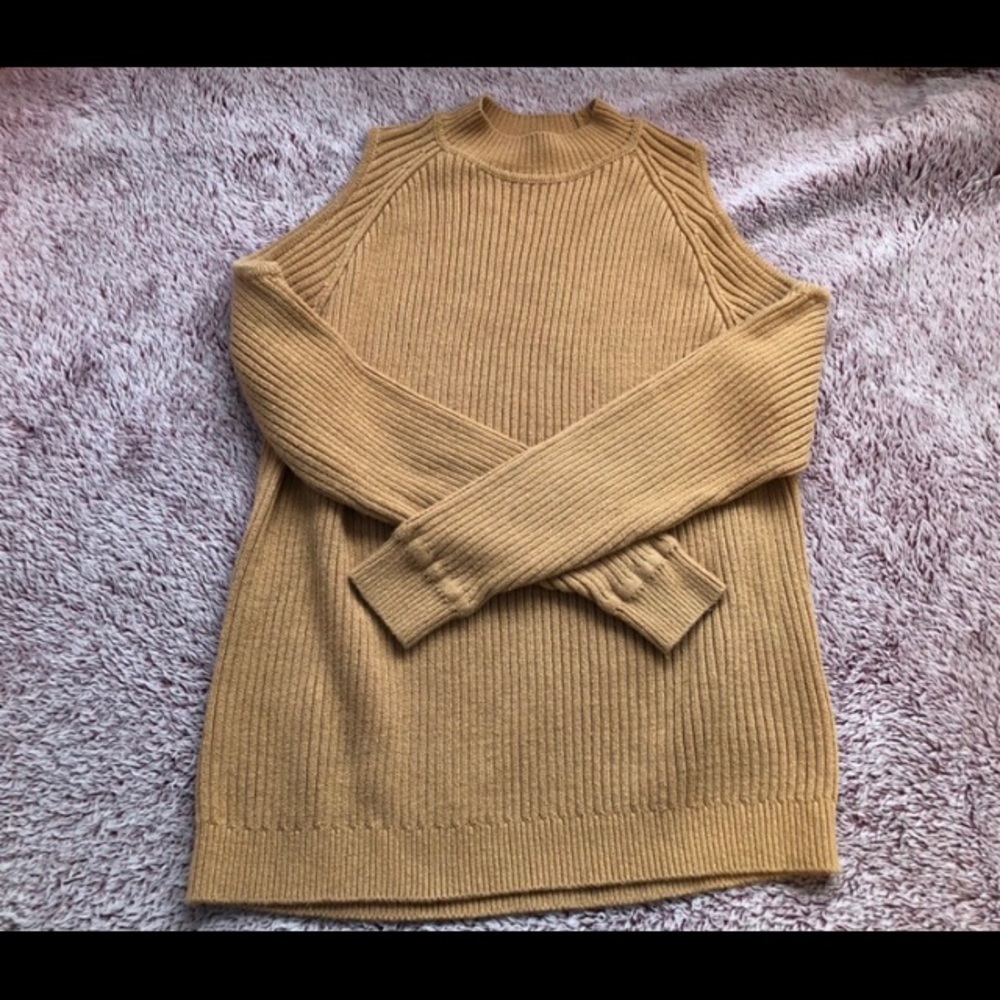 H&M Cold Shoulder Knit Sweater